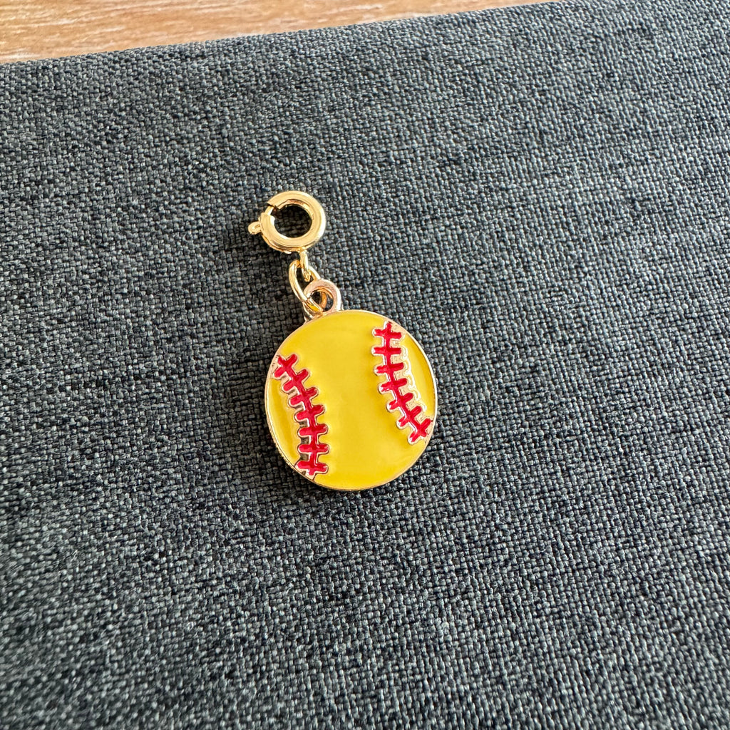 Softball Charm with clasp