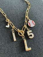 Baseball Charm Necklace