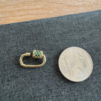 Small Carabiner Green