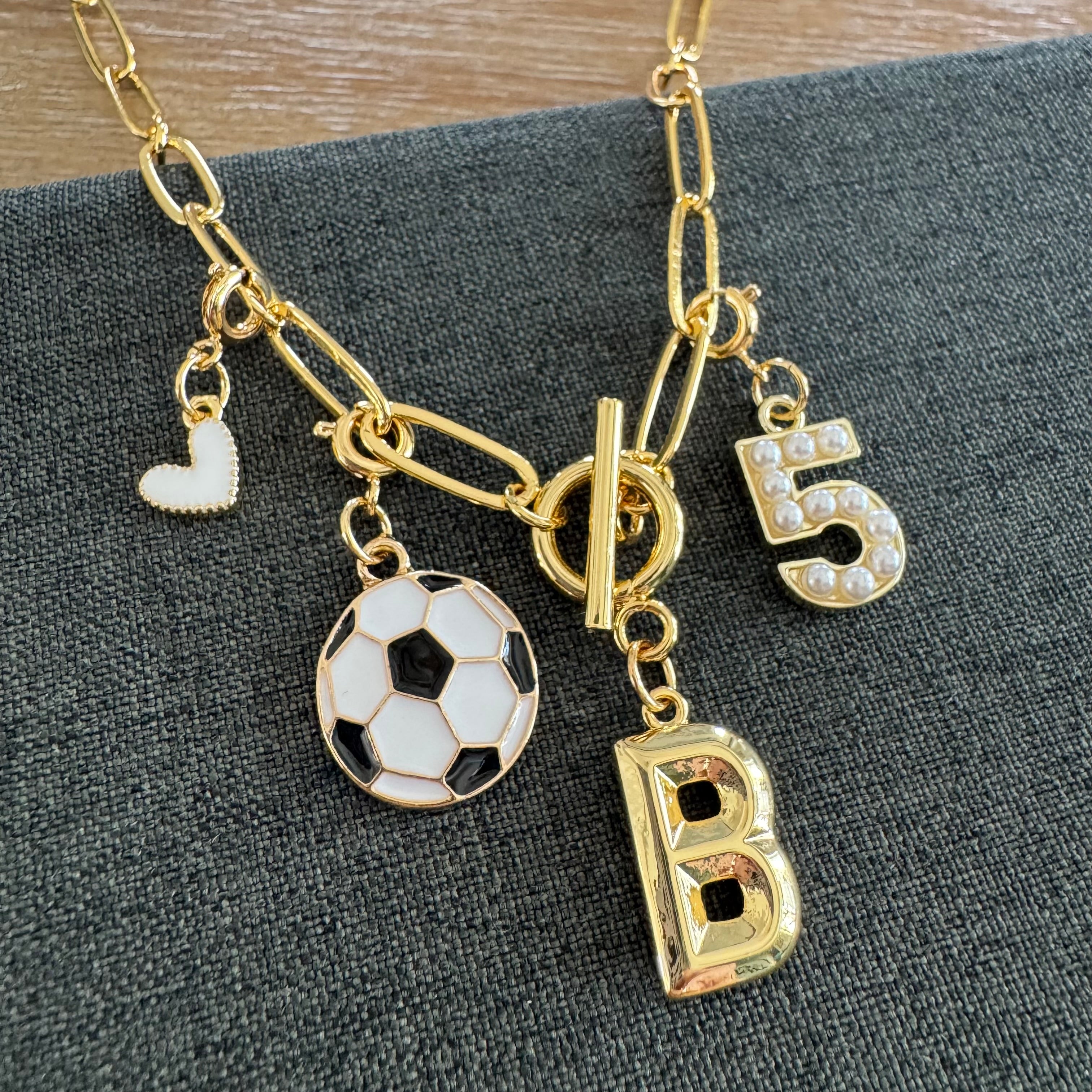 Soccer Number Necklace