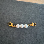 Three Pearl Shoe Charm