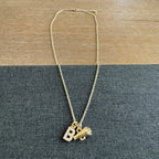 Cheer Initial Necklace