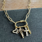 Chisholm Carabiner Mama Charm Necklace