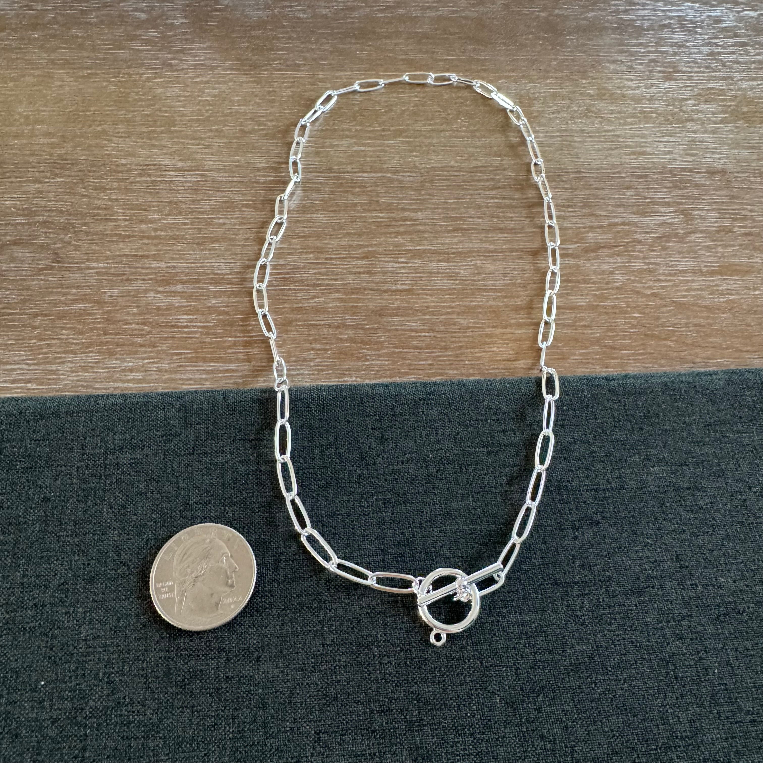 Hometown Palmer Necklace Silver