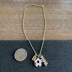 Soccer Mama Initial Casen Necklace