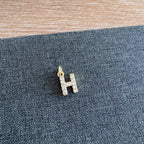 Rhinestone Letter Charm