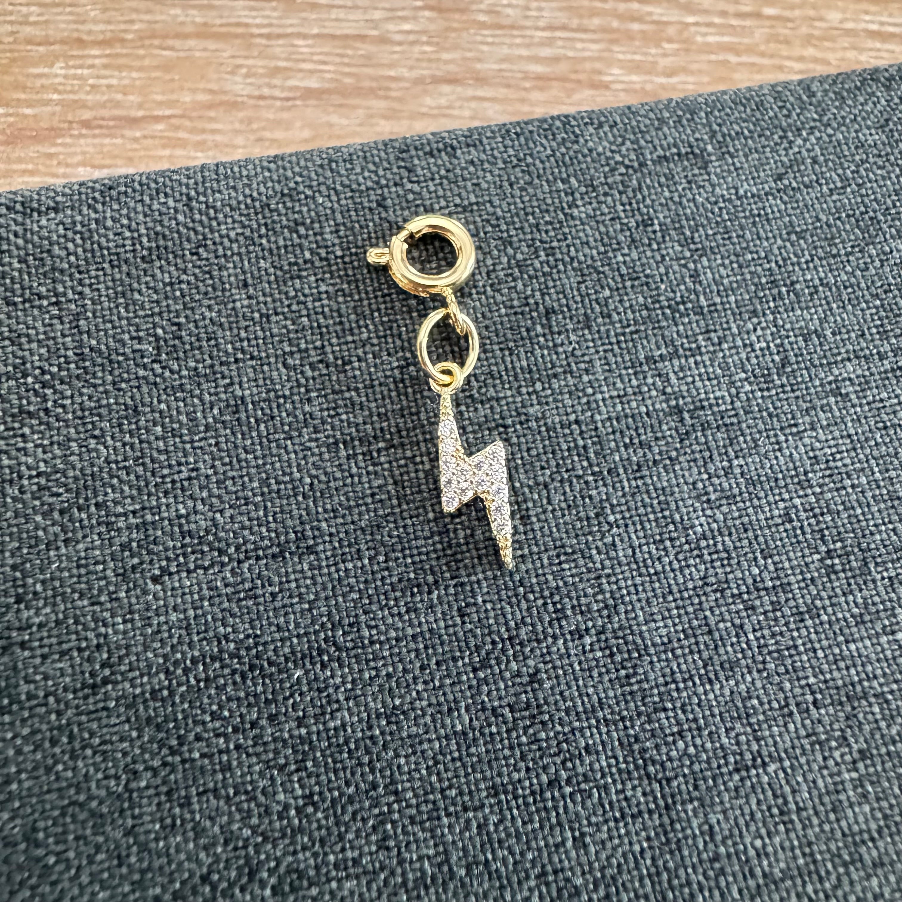 Lauren Lightning Bolt Charm with clasp