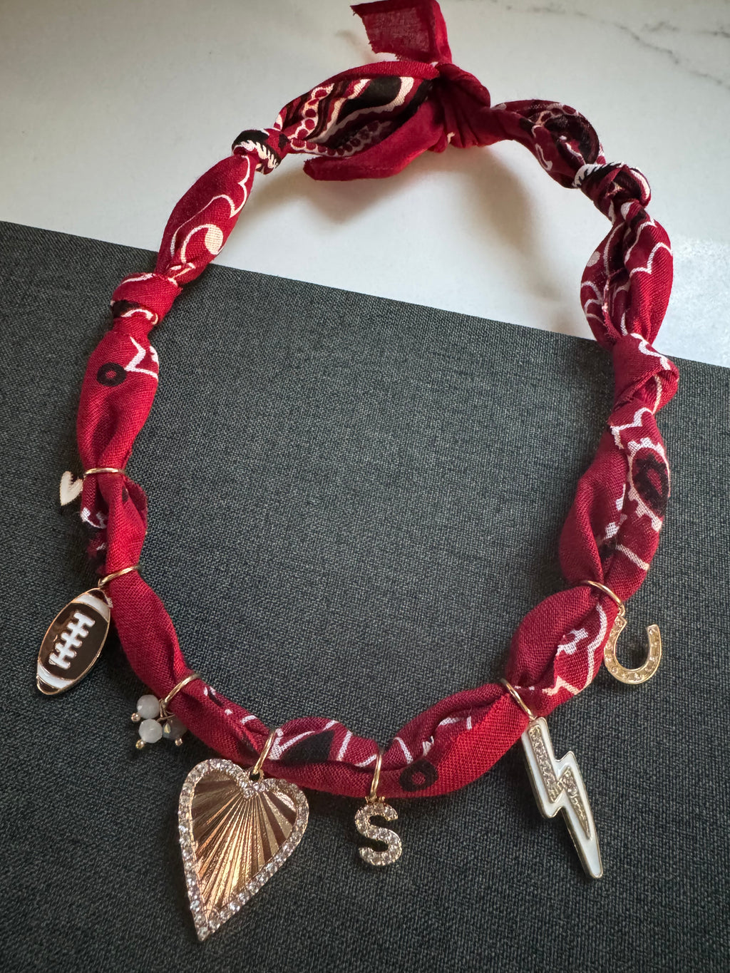 Football Bandana Necklace
