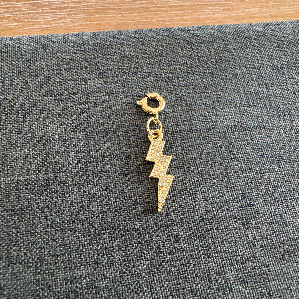 Lennon Lightning Bolt Charm with clasp