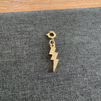 Lennon Lightning Bolt Charm with clasp