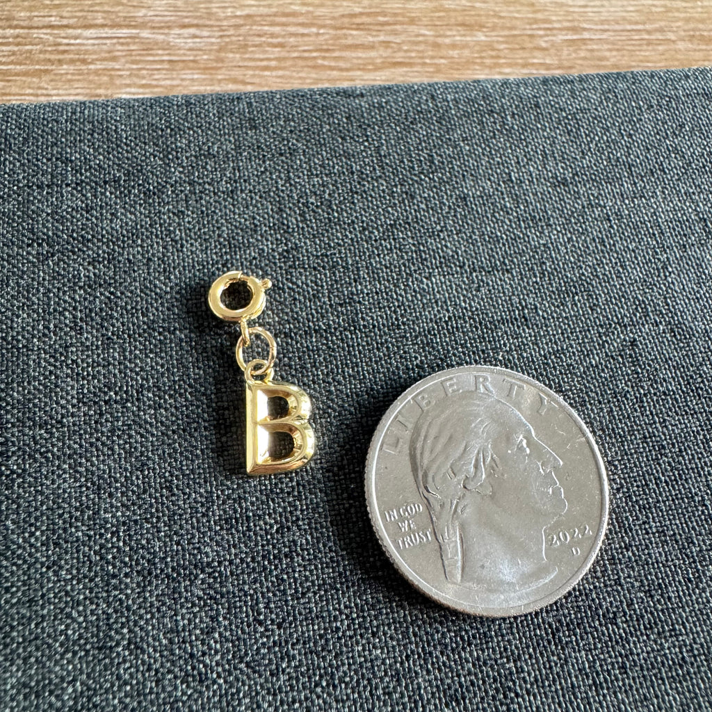 Letter Charm with clasp