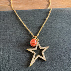 Savannah Star Basketball Necklace