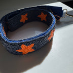 Orange and Blue Bag Strap