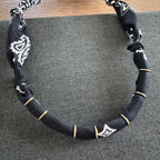 Premade Bandana Necklace Black