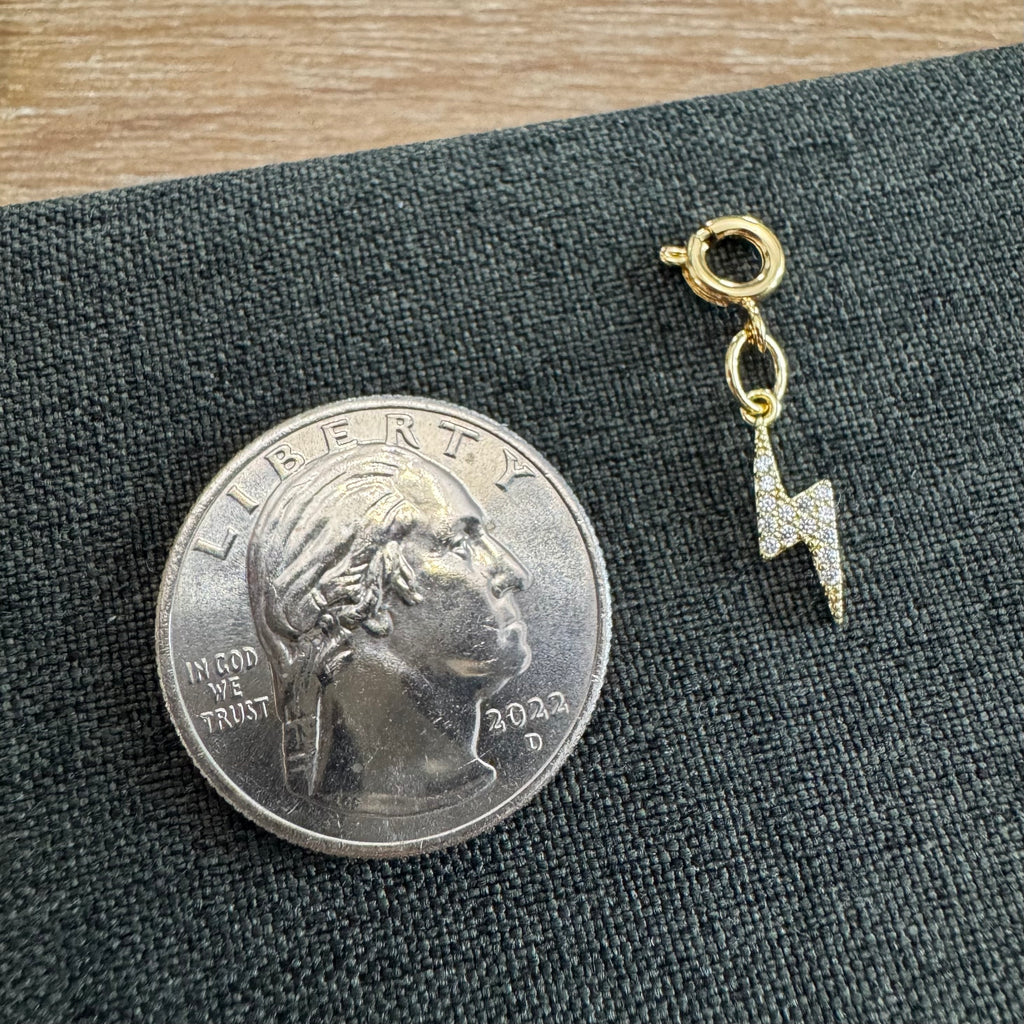 Lauren Lightning Bolt Charm with clasp