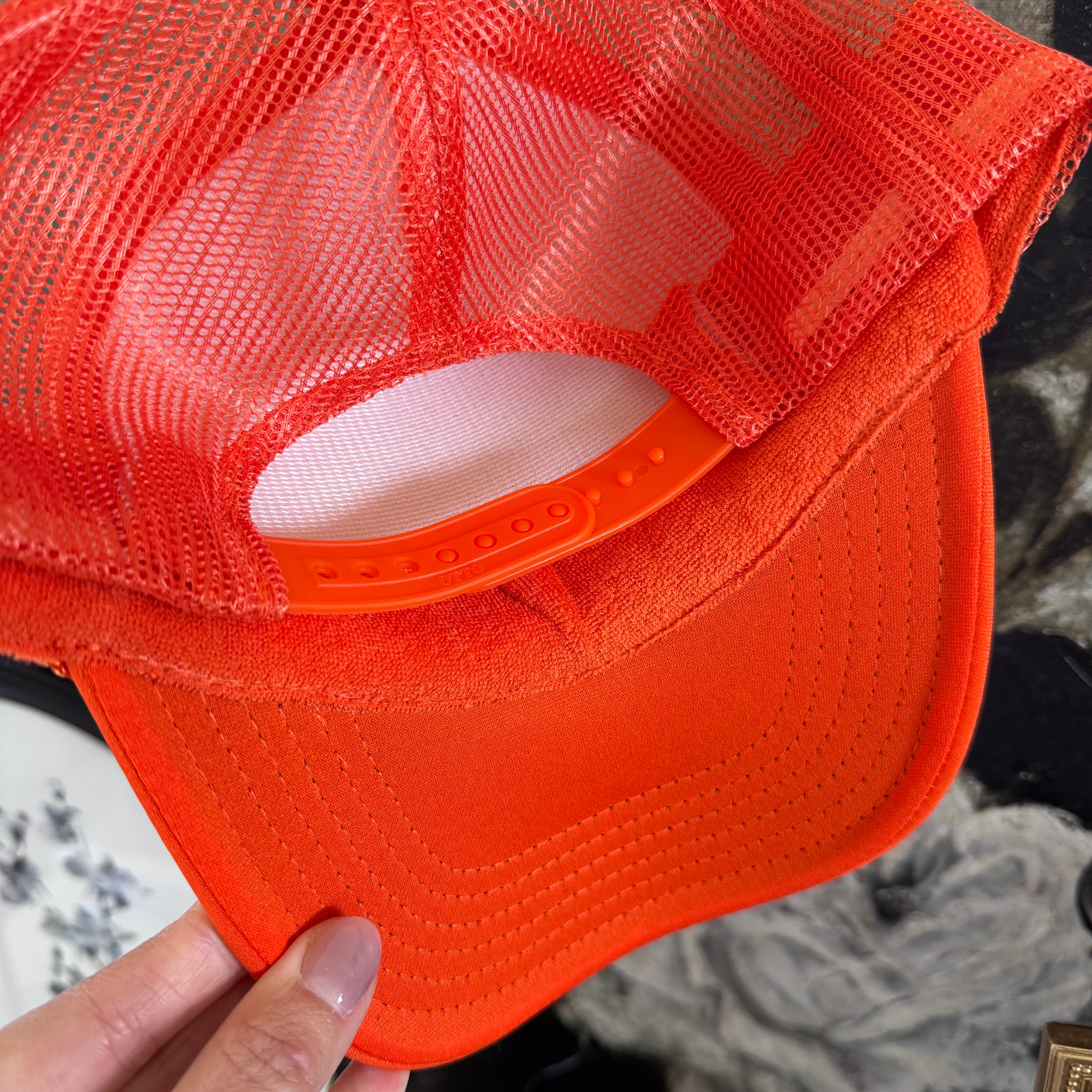 Jackets White Hat Orange