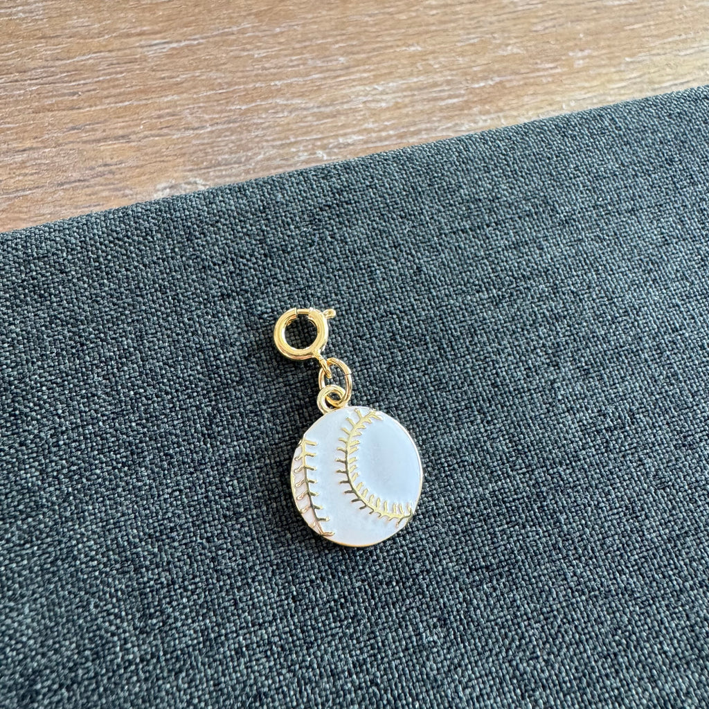 Hometown Baseball Charm with clasp