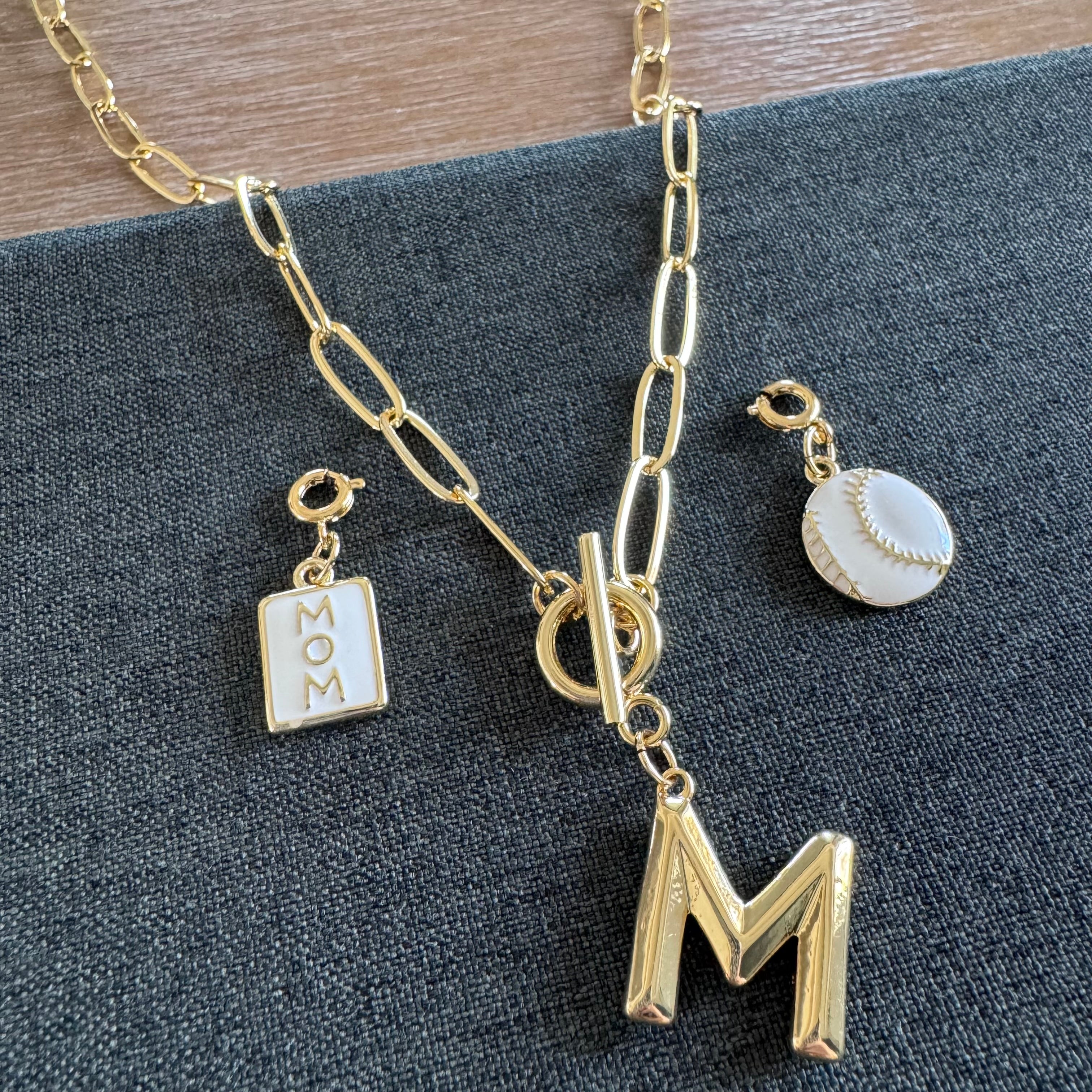 Baseball Mom Tag Necklace