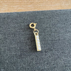 Number Charm Pearl with clasp