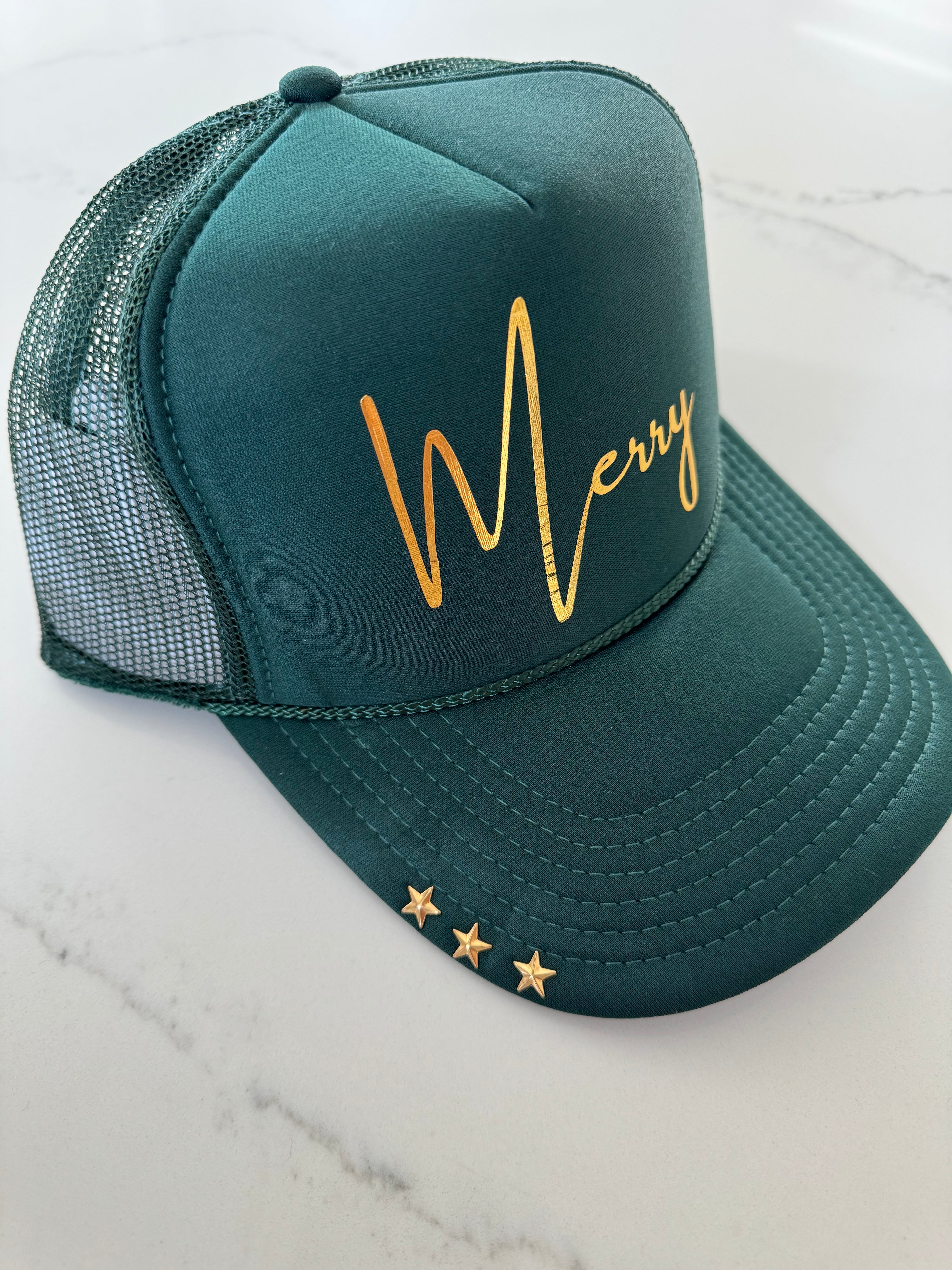Gold Merry Star Hat