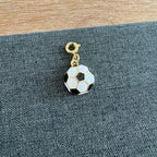 Soccer Pendant Charm with clasp