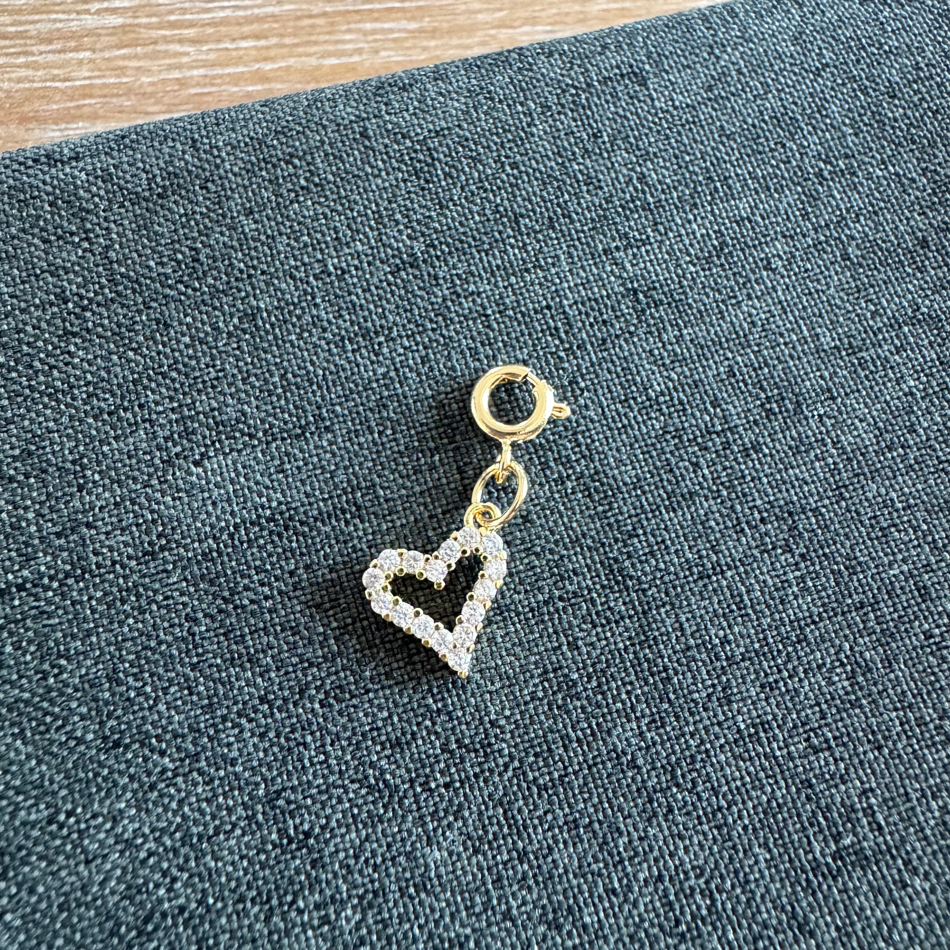 Harper Heart Charm with clasp