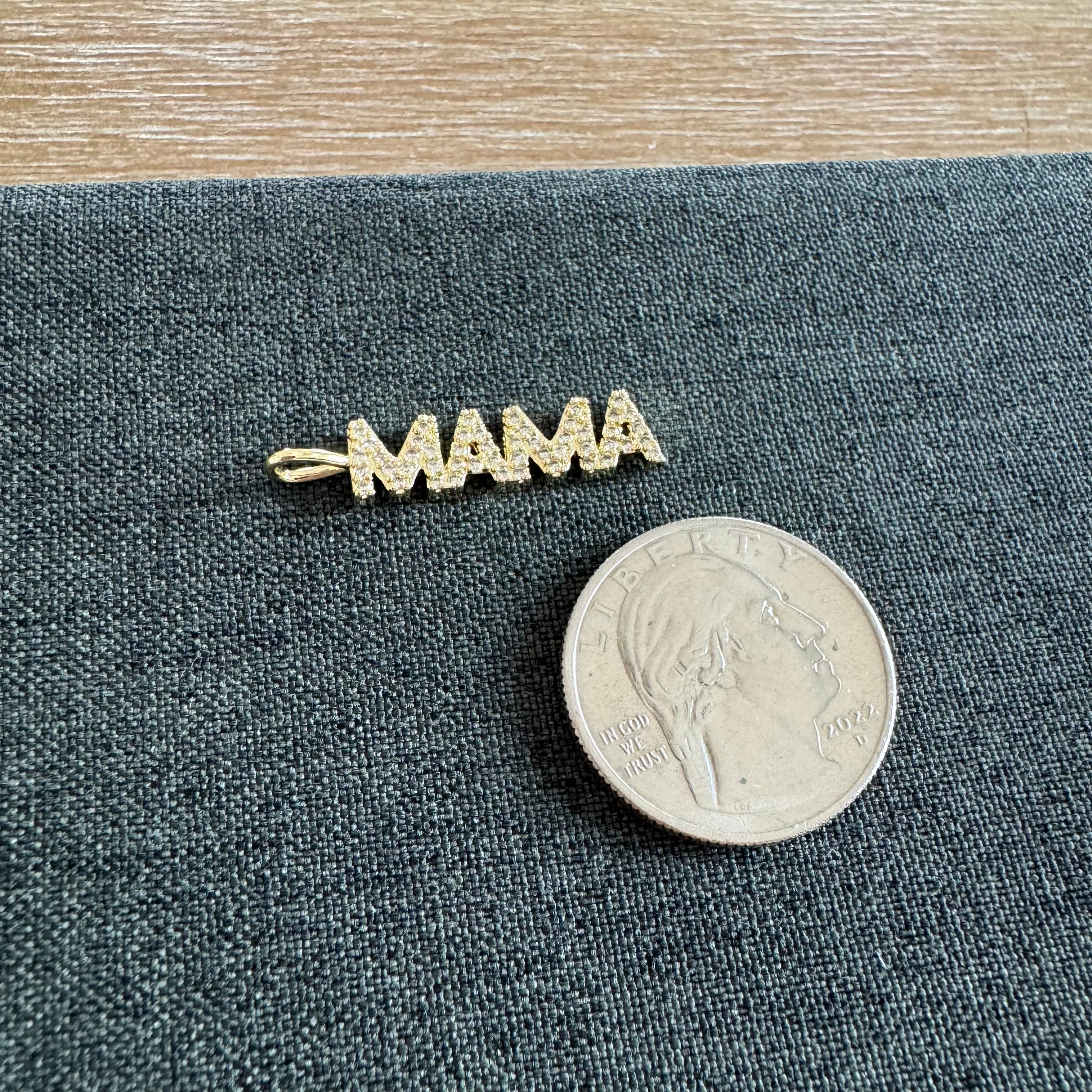Mama Stone Pendant Charm