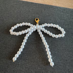 Pearly Pearl Bow Shoe Charm