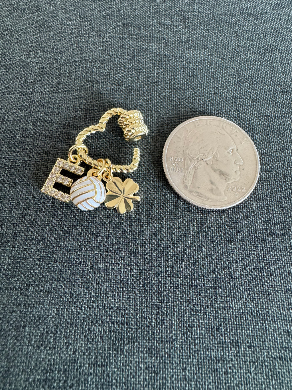 Volleyball Shoe Charm