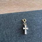 Calen Cross Charm with clasp