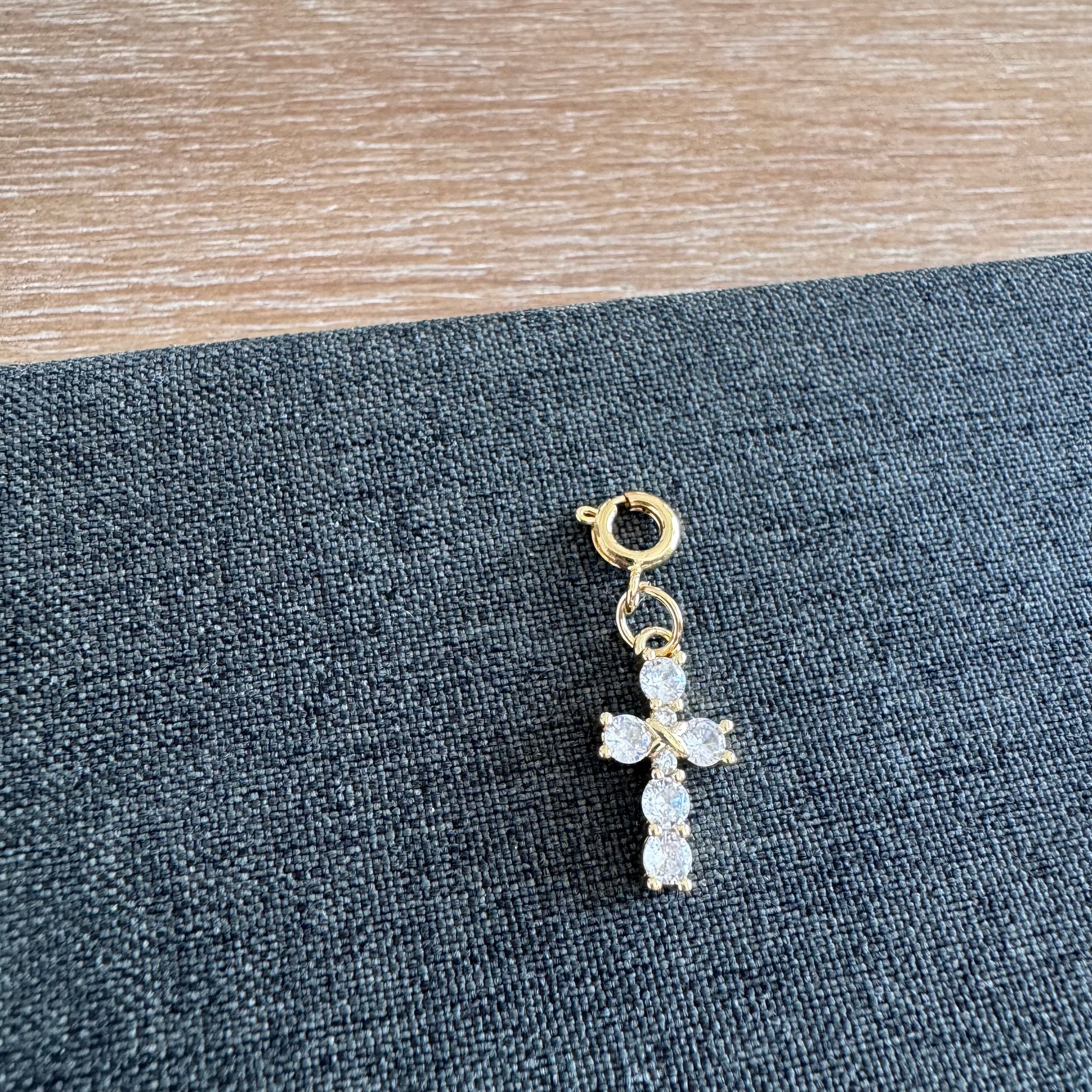 Calen Cross Charm with clasp