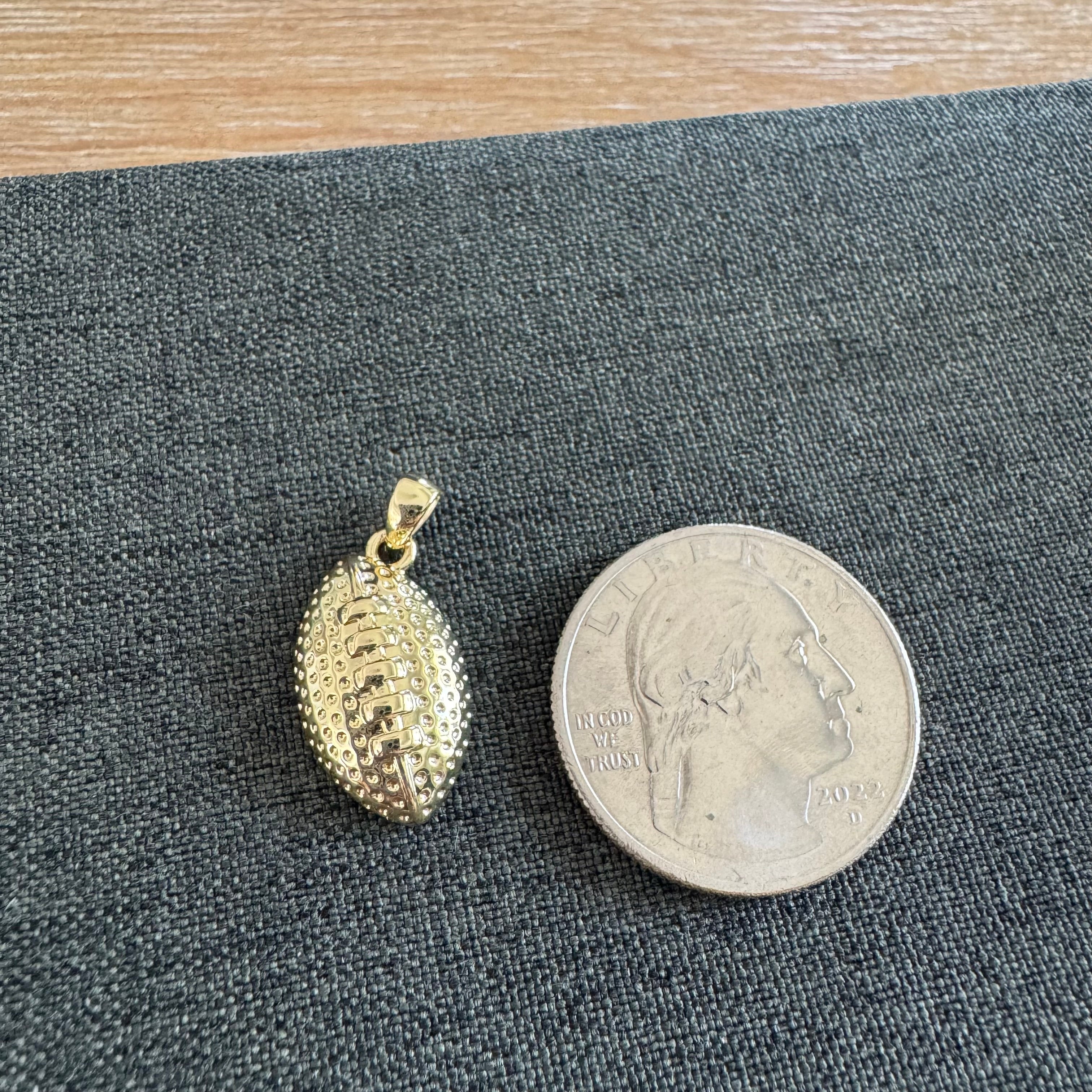 Football Pendant Charm