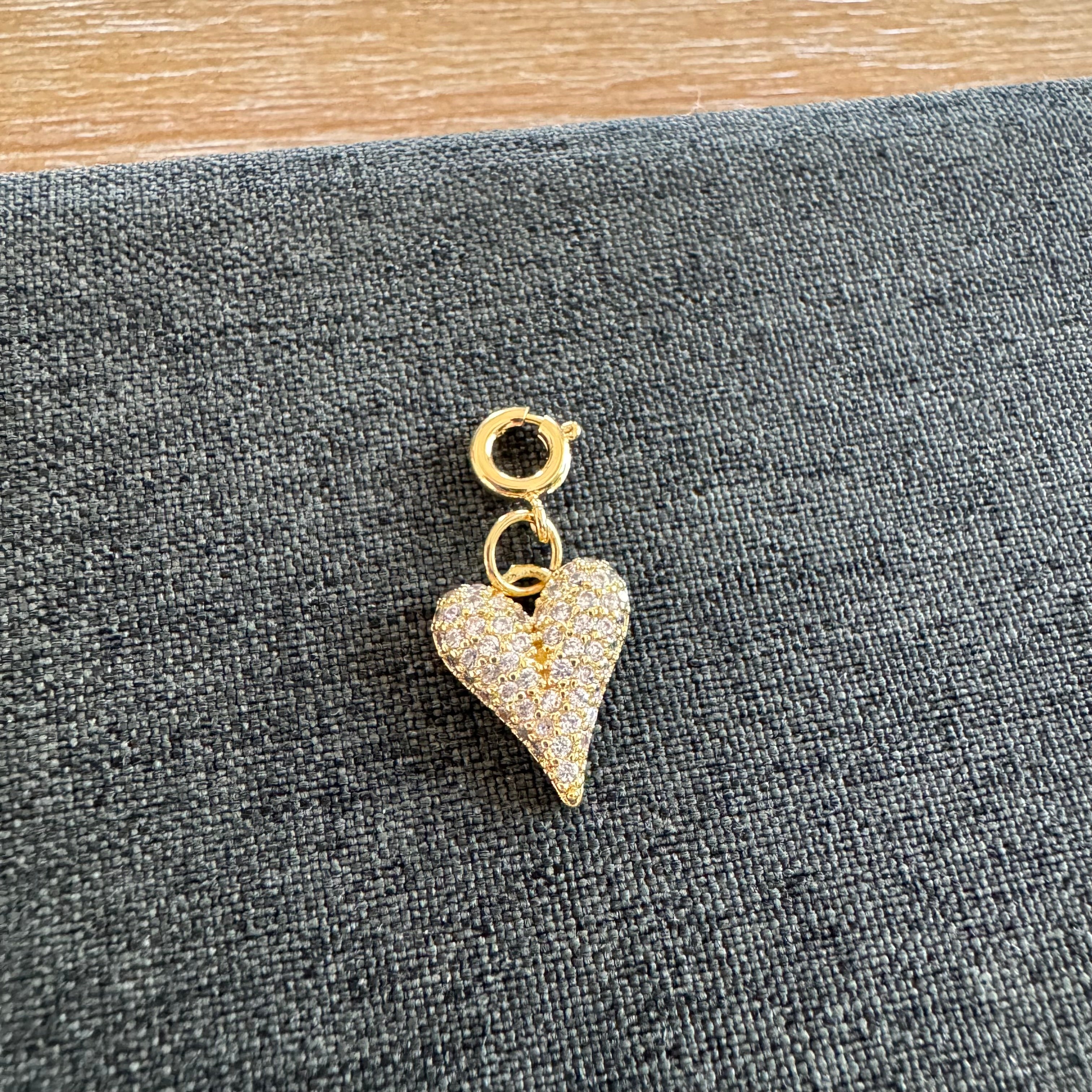 Haslee Heart Charm with clasp