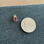 Frame Stone Charm burgundy