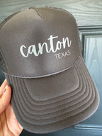 Canton Texas Charcoal Hat