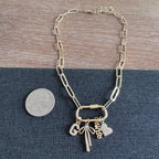 Griffin Carabiner Charm Necklace