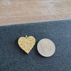 Lincoln Leopard Heart Charm
