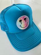 Palm Smiley Face Hat