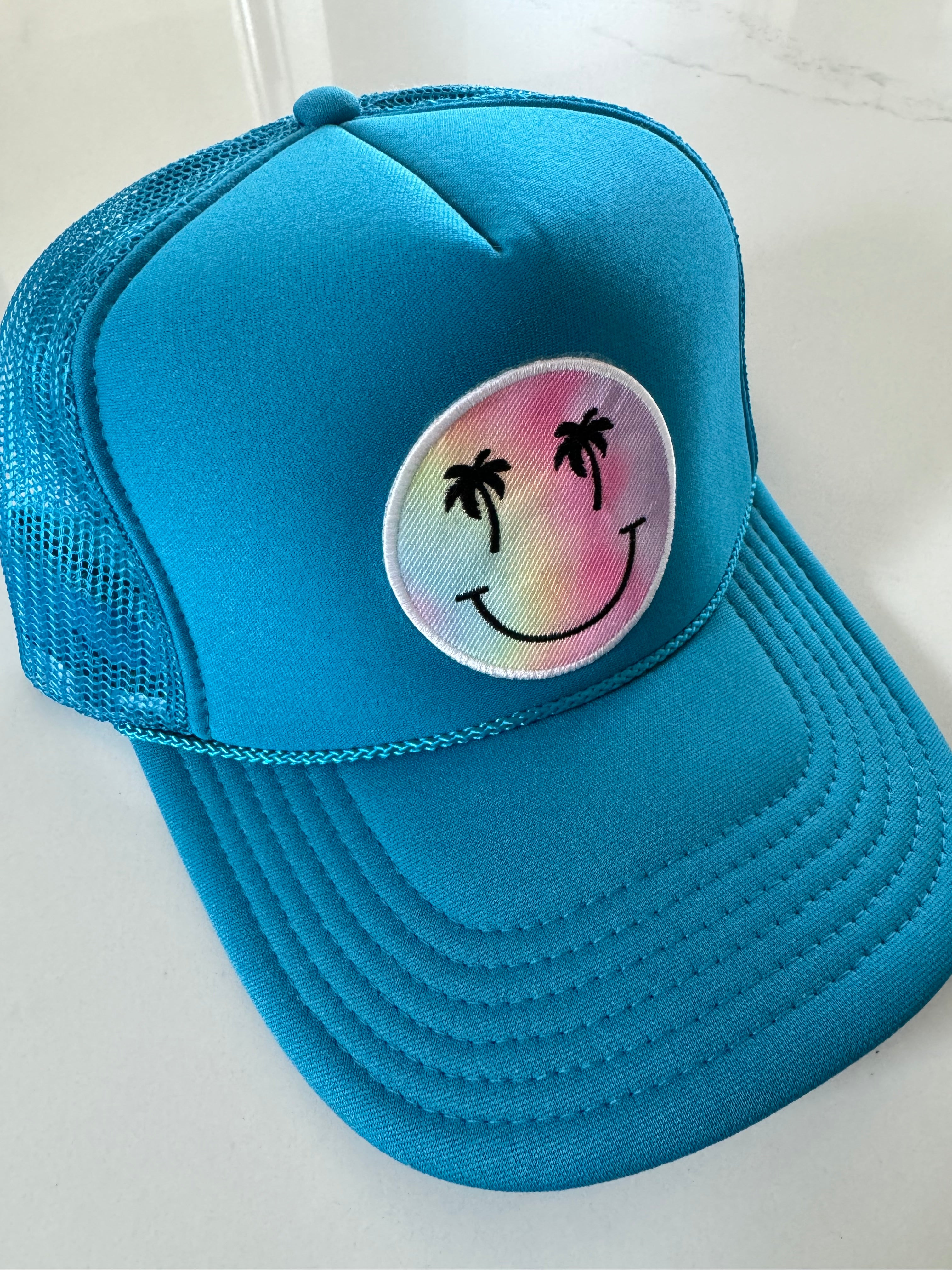 Palm Smiley Face Hat