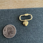 Mom Heart Carabiner