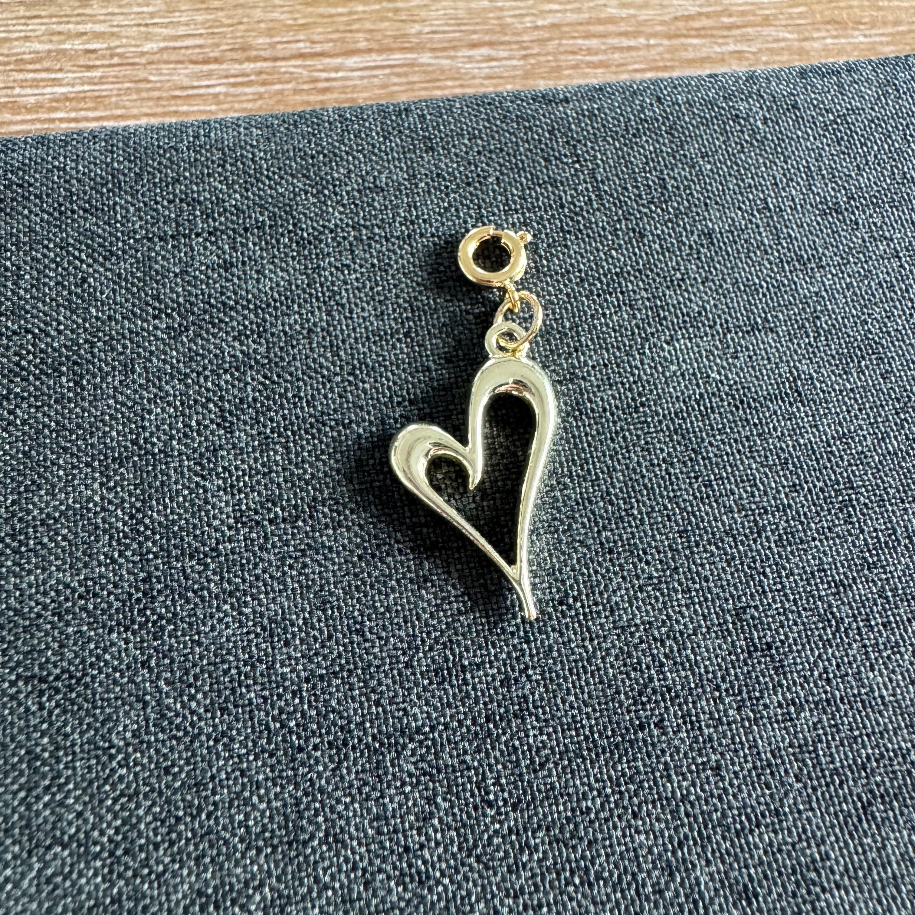 Hope Heart Charm with clasp
