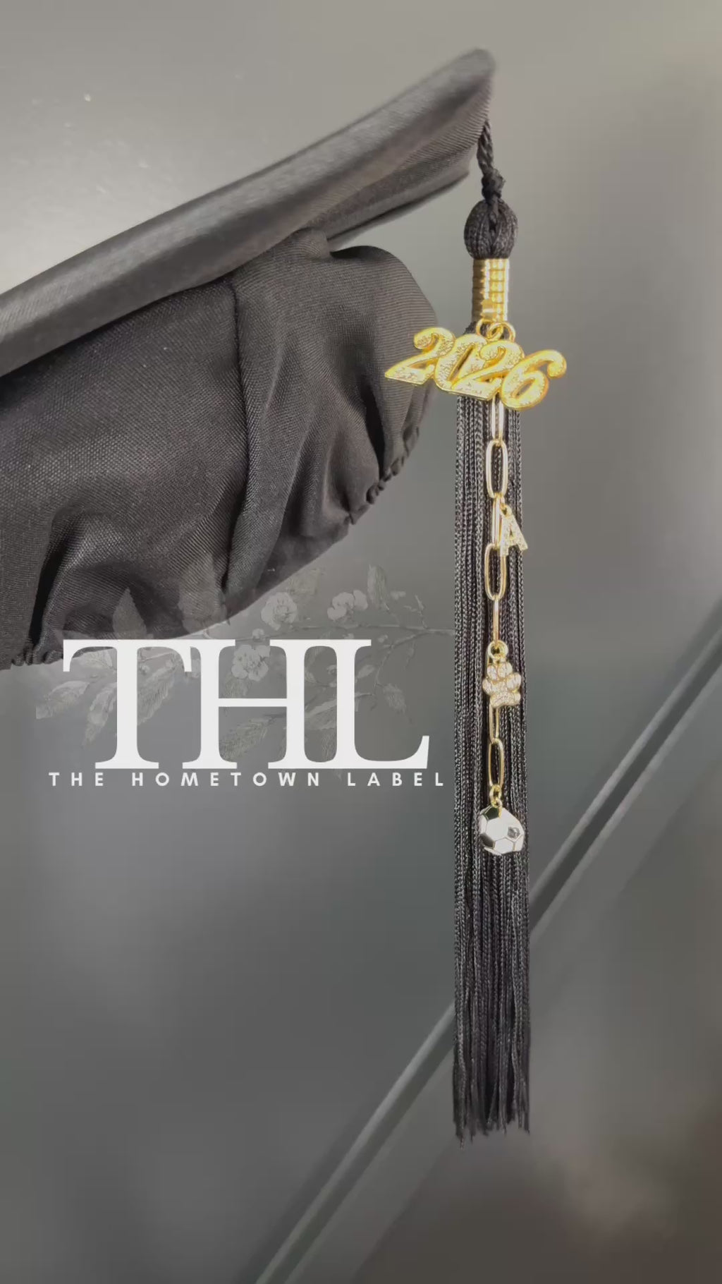Soccer Graduation Tassel Charm